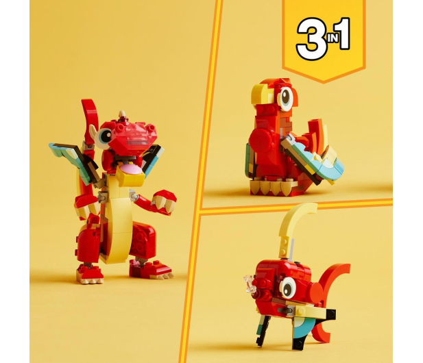 LEGO Creator 31145 Czerwony smok - 1202673 - zdjęcie 6